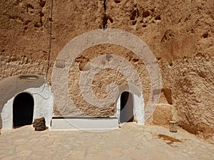 Traditional house of Berbers, Tunisia.