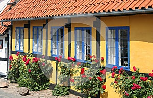 Traditional house in Bornholm photo