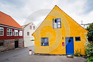 Traditional house in Bornholm island