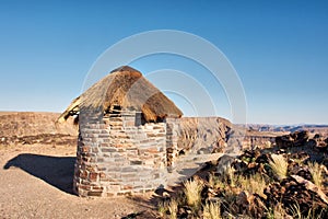 Traditional house in desert