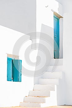 Traditional house detail from Sifnos, Greece