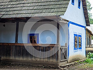 Traditional house at Dimitrie Gusti National Village Museum, Bucharest, Romania