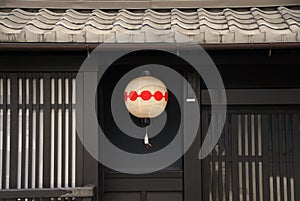 Traditional house front in Japan