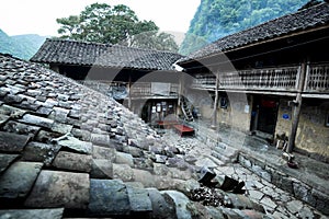 Traditional house of Hmong people in which the movie namely story of pao was filmed