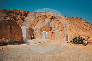 Traditional house in Matmata, Tunisia