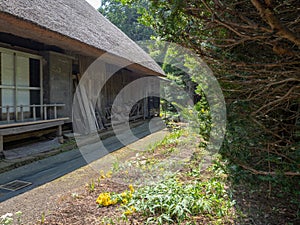 Traditional house at Oshino Hakkai village, Japan