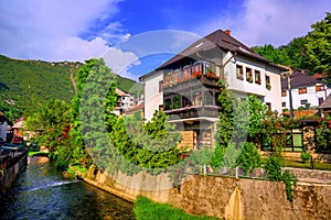 Traditional house in ottoman style, Travnik, Bosnia