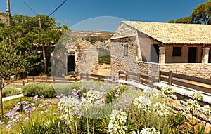 Traditional house from Perithia old village, Corfu