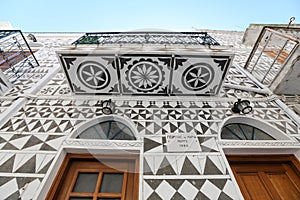 Traditional House in Pyrgi, Chios Island, Greece