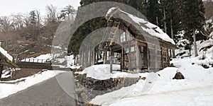 Traditional house in Shirakawago, Gifu Prefecture, Japan