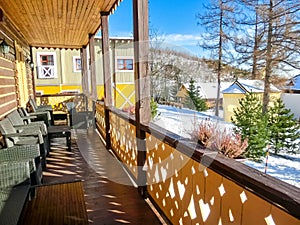 Traditional house in Stary Smokovec. Slovakia