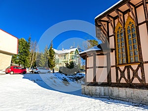 Tradičný dom v Starom Smokovci. Slovensko