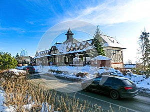 Traditional house in Stary Smokovec. Slovakia