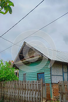 Traditional house at Sumbawa using trees