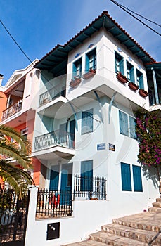 Traditional house at Thessaloniki in Greece