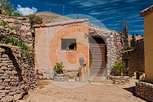 Traditional house in Tilcara village, Argenti