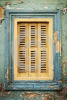 Traditional house window architecture detail la valletta old tow