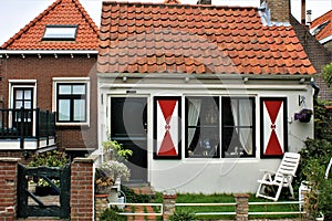A traditional house in Zierikzee, in Zeeland, in the Netherlands