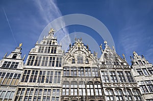 Traditional houses in Anwerp, Belgium