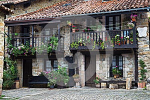 Traditional Houses in Barcena Mayor