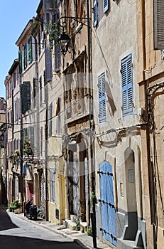 Traditional houses in Marseille, France