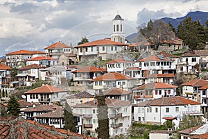 Traditional houses in Ohrid, Macedonia