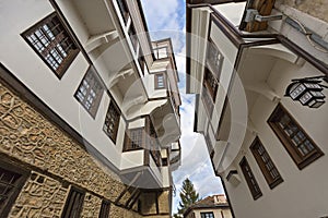 Traditional houses in Ohrid, Macedonia