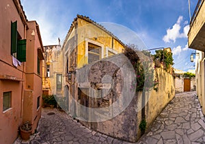 Traditional houses and old buildings at the village of Archanes, Heraklion, Crete.