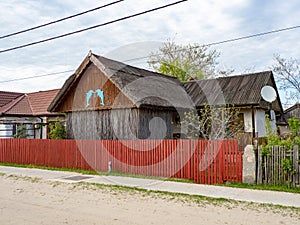 Traditional houses in Sfantu Gheorghe, Danube Delta