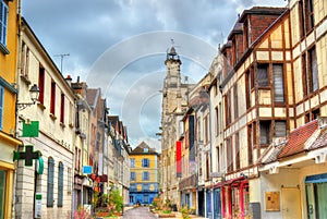 Traditional houses in Troyes, France