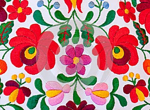Traditional Hungarian embroidery