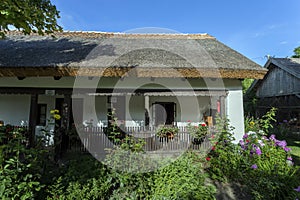 Traditional Hungarian farmhouse at the Lake Tisza Ecocentre in Poroszlo photo