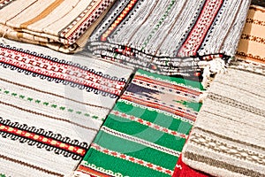 Traditional hutsul carpets photo