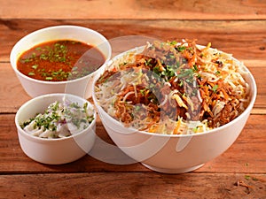 Traditional Hyderabadi Chicken dum Biryani