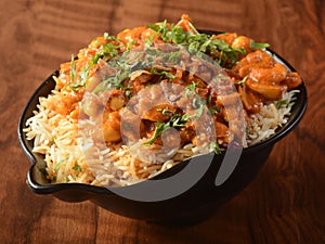 Traditional hyderabadi Kaju biryani