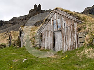 Traditional Icelandic Turf House