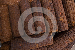 Traditional Iftar items and delicious Suti kabab Street Food can be used as a textured background