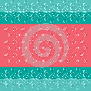 Traditional Indian Bandhani pattern background green blue teal pink
