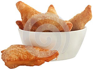 Traditional Indian Breakfast Samosa