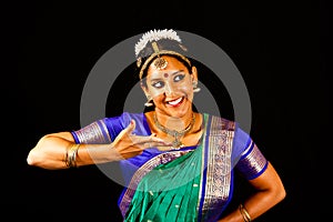 Tradizionale indiano danza espressione 