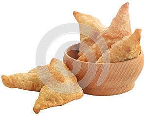 Traditional Indian Deep Fried Breakfast Samosa