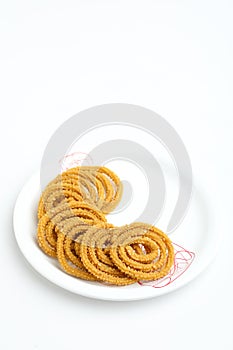 Traditional Indian Diwali snacks Chakali Indian Traditional Tea Time Snack Chakli