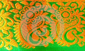 Traditional Indian gujrati surat new design for silk saree.