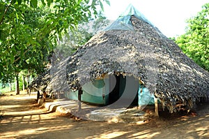Traditional indian hut