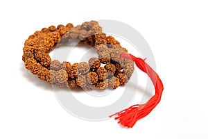 Traditional indian rosary for meditation - mala photo