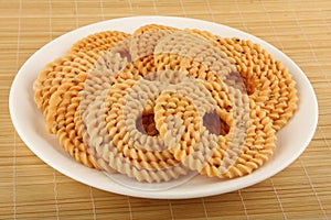 Traditional Indian snack - chakali