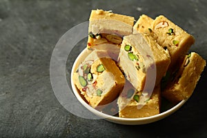 Delicious sweet soan papdi -Indian recipe photo