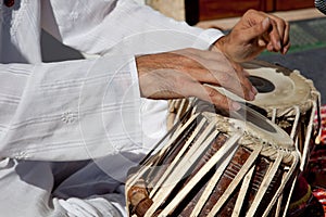 Traditional indian tabla drums photo