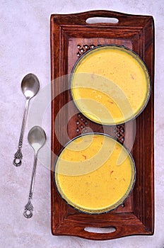 Traditional Indian thick drink lassi