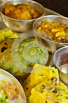 Traditional Indian vegeterian food